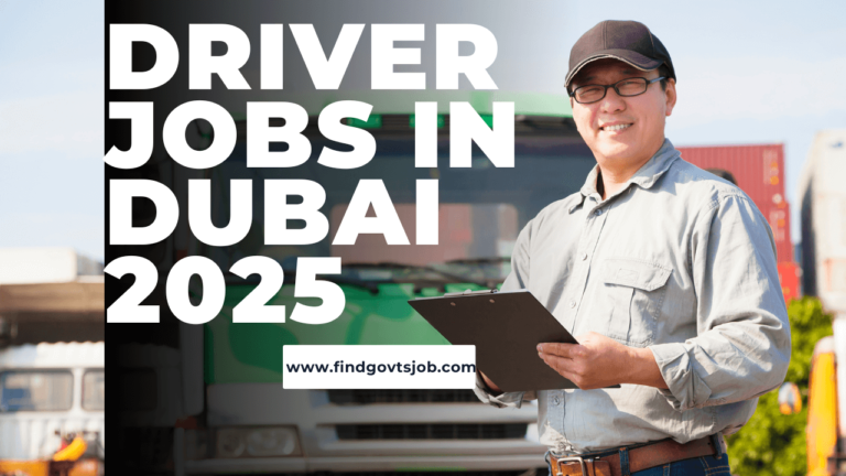Driver Jobs in Dubai 2025